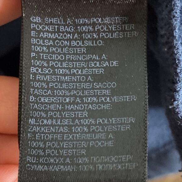 The North Face Mens Jacket Blue Canyon Flats Apex Full Zip Mock Neck XLarge - Picture 7 of 12